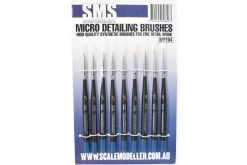 BSET04 | Scale Modellers Supply SMS Synthetic Micro Detailing Brush Set