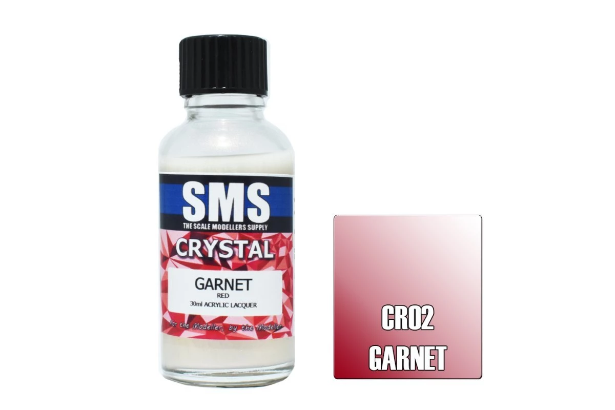 CR02 | Scale Modellers Supply SMS Crystal Garnet 30ml