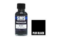 PL01 | Scale Modellers Supply SMS Premium Black 30ml