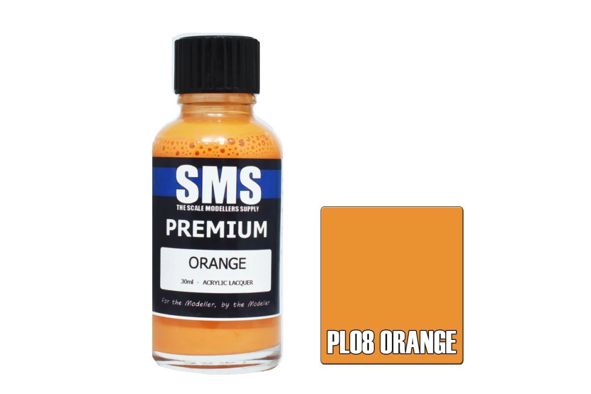 PL08 | Scale Modellers Supply SMS Premium Orange 30ml