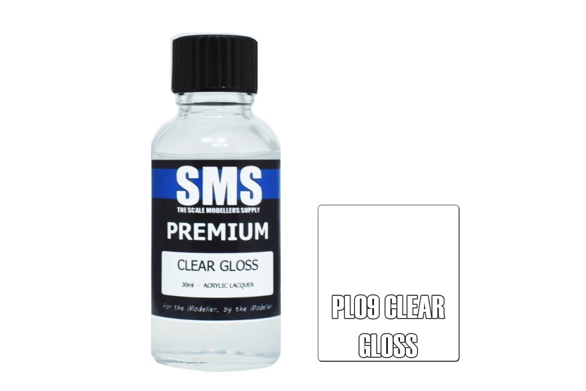 PL09 | Scale Modellers Supply SMS Premium Clear Gloss 30ml