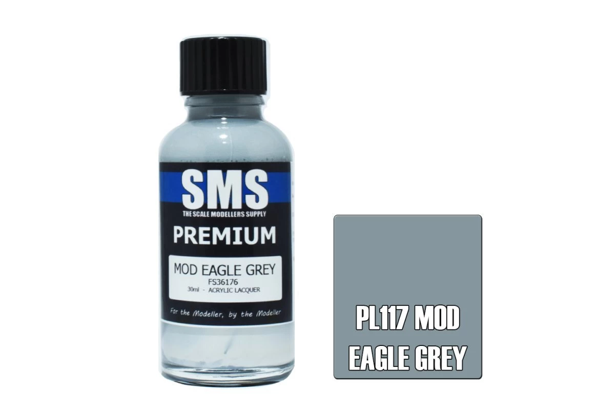 PL117 | Scale Modellers Supply SMS Premium Mod Eagle Grey 30ml