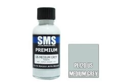 PL120 | Scale Modellers Supply SMS Premium US Medium Grey 30ml