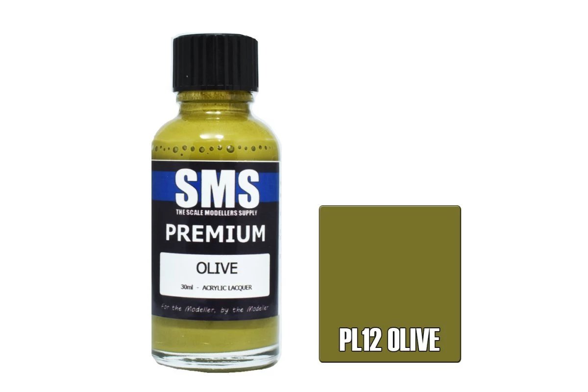 PL12 | Scale Modellers Supply SMS Premium Olive 30ml