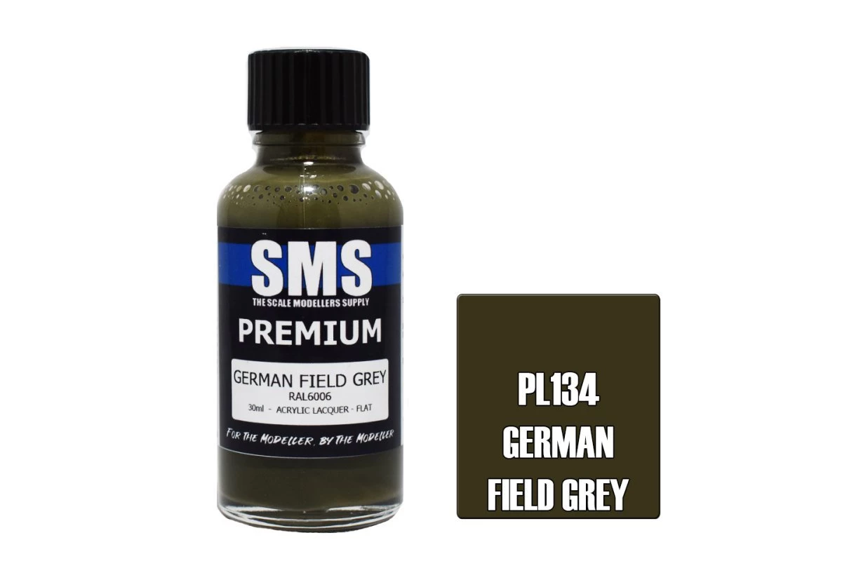 PL134 | Scale Modellers Supply SMS Premium German Field Grey 30ml