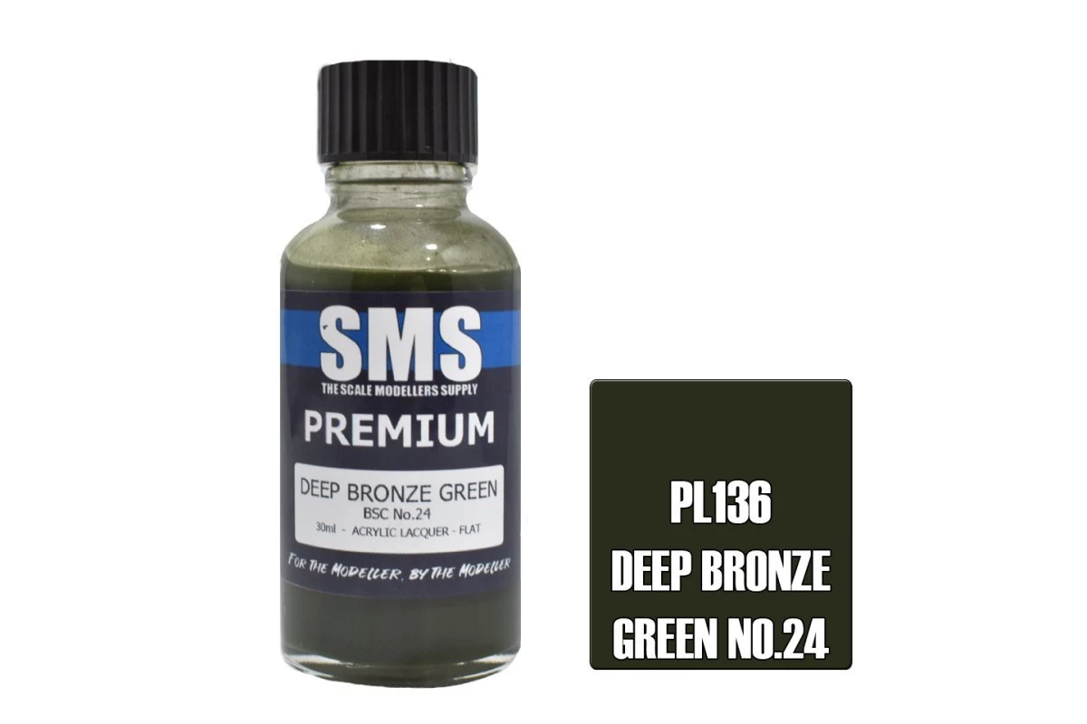 PL136 | Scale Modellers Supply SMS Premium Deep Bronze Green 30ml