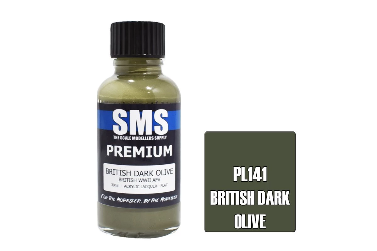 PL141 | Scale Modellers Supply SMS Premium British Dark Olive 30ml