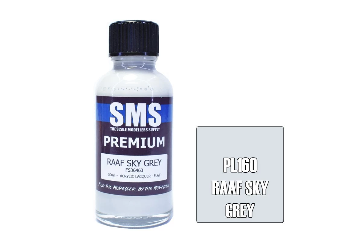 PL160 | Scale Modellers Supply SMS Premium Raaf Sky Grey 30ml