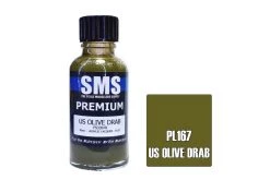 PL167 | Scale Modellers Supply SMS Premium Us Olive Drab 30ml