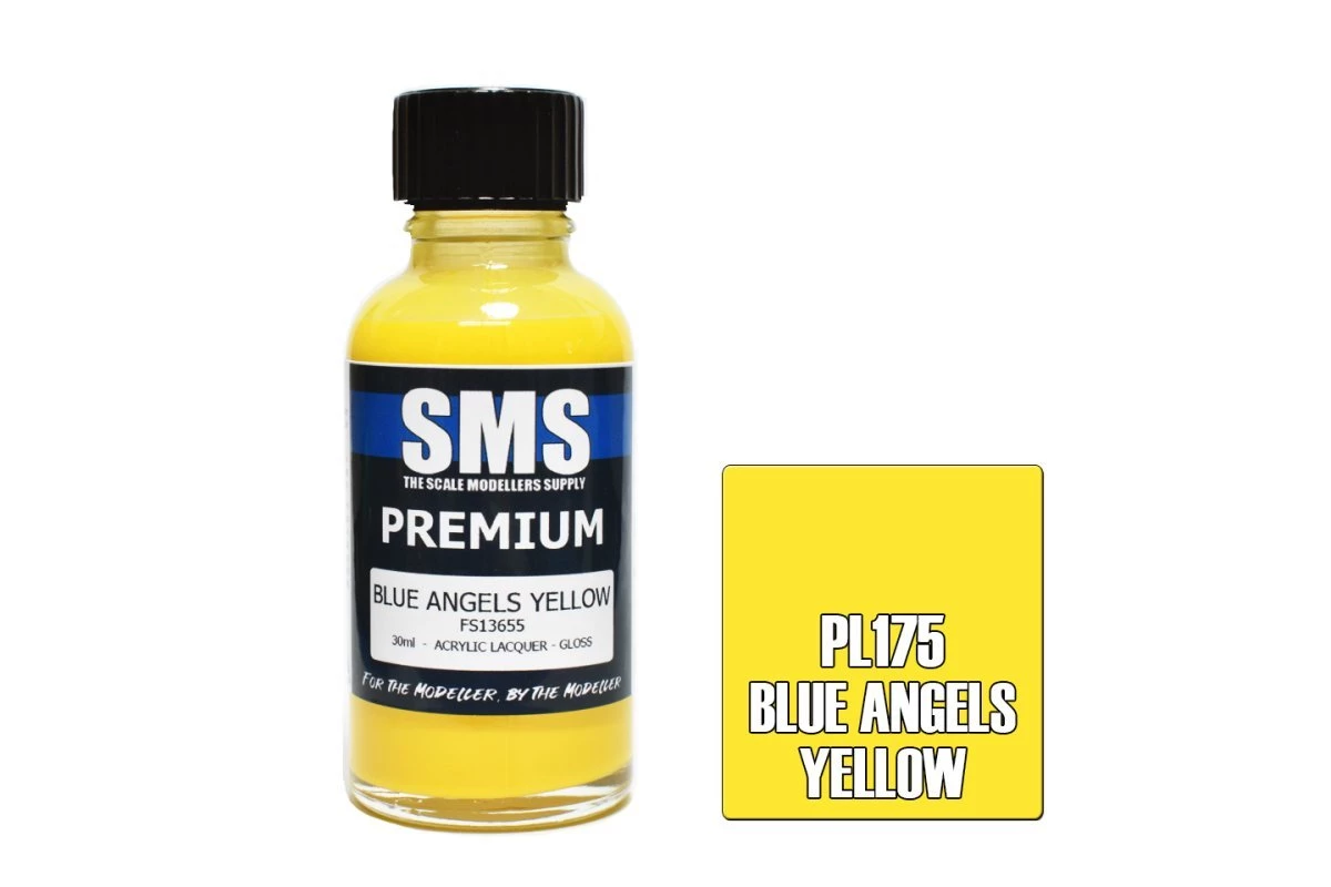 PL175 | Scale Modellers Supply SMS Premium Blue Angels Yellow 30ml