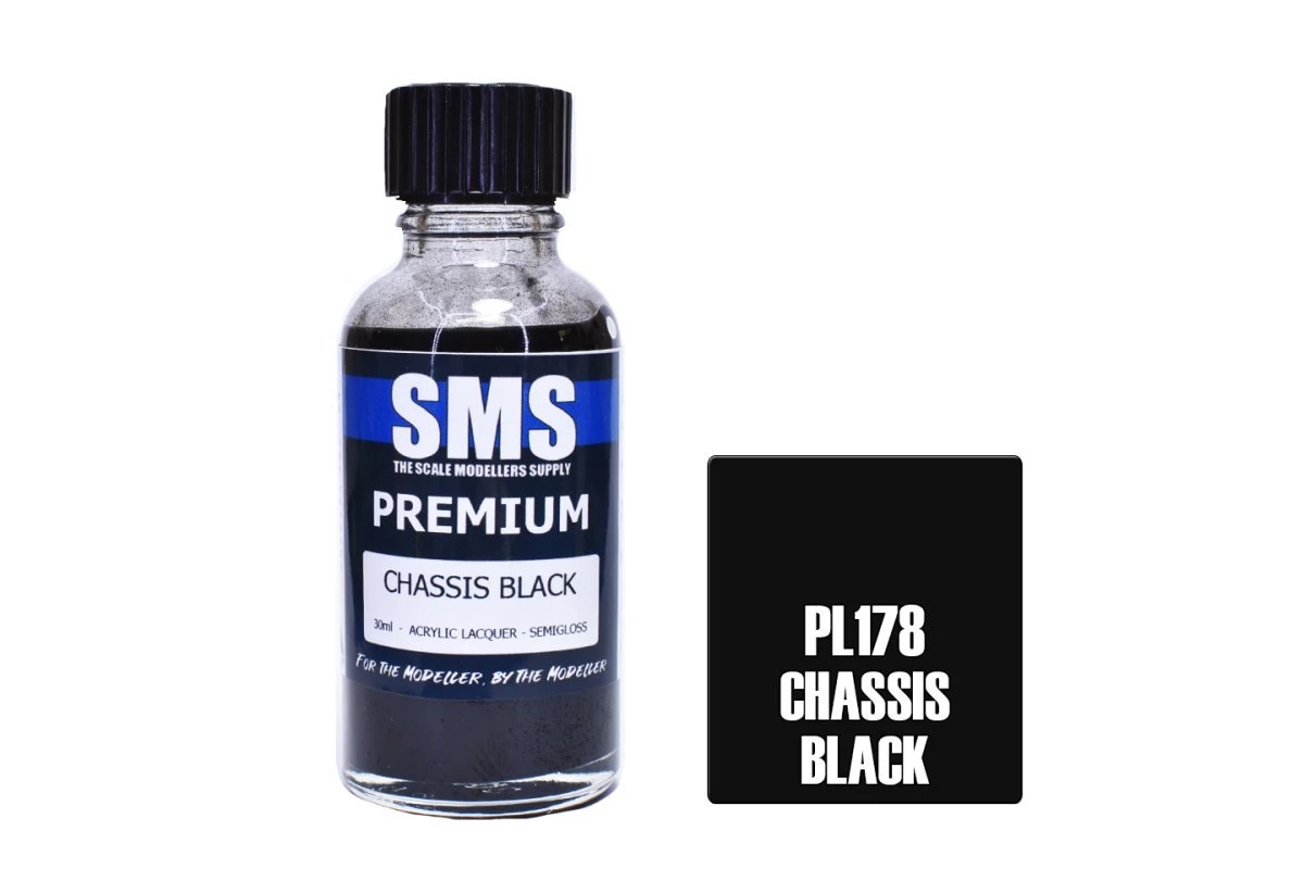 PL178 | Scale Modellers Supply SMS Premium Chassis Black 30ml