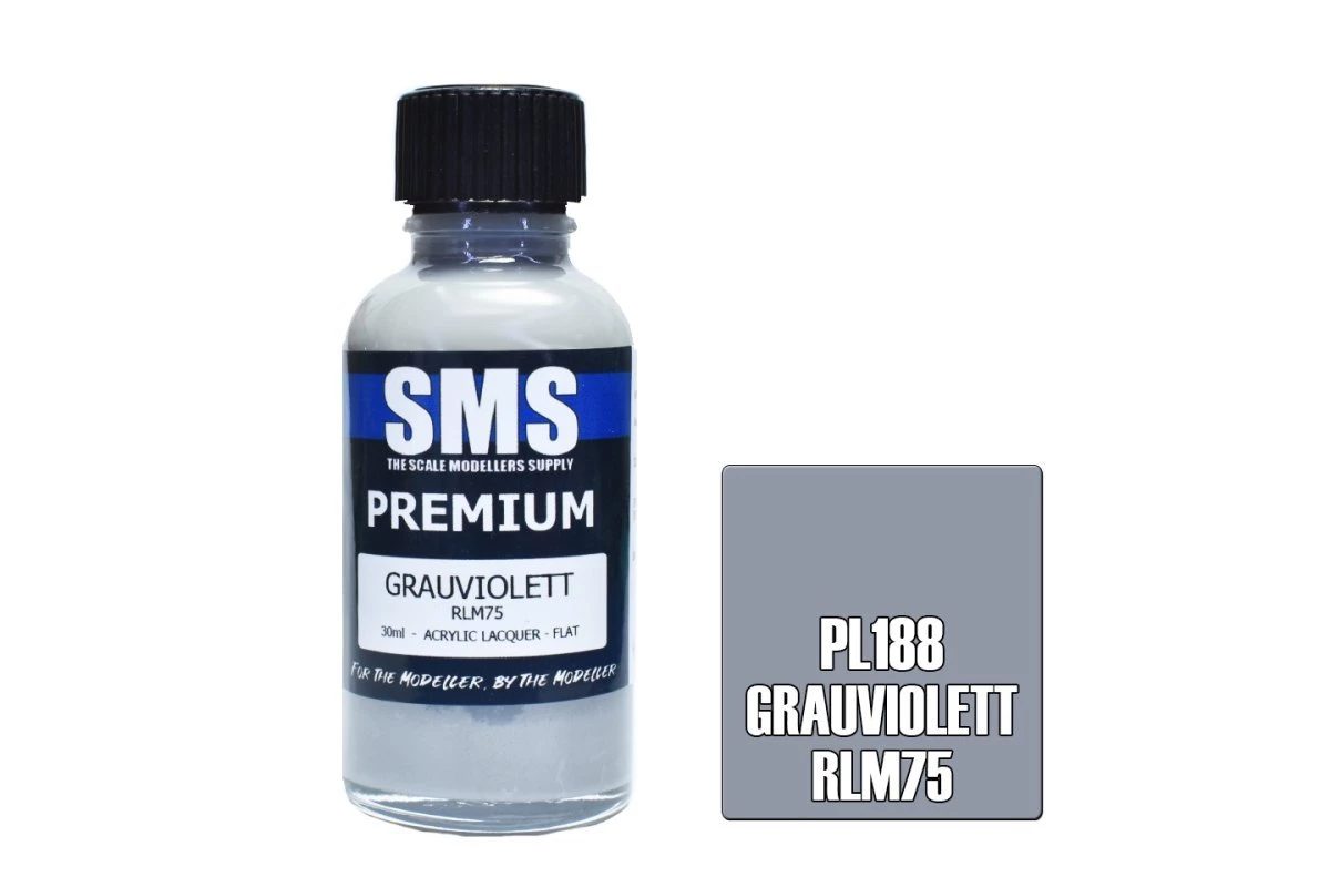 PL188 | Scale Modellers Supply SMS Premium Grauviolett Rlm75 30ml