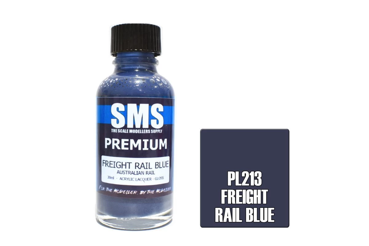 PL213 | Scale Modellers Supply SMS Premium Freight Rail Blue 30ml