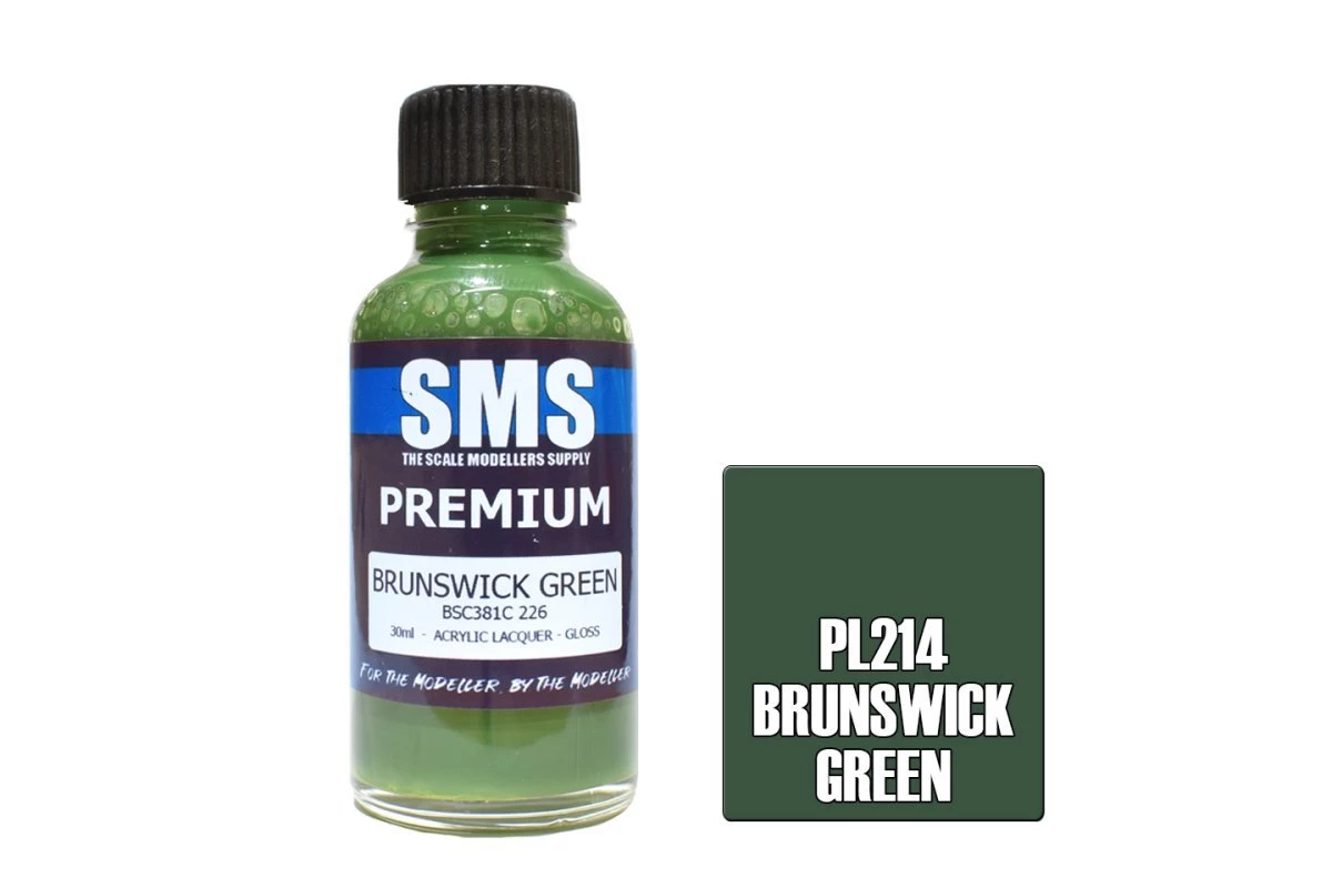 PL214 | Scale Modellers Supply SMS Premium Brunswick Green 30ml