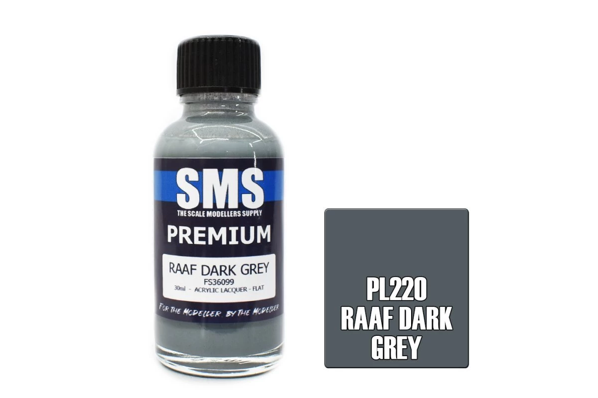 PL220 | Scale Modellers Supply SMS Premium Raaf Dark Grey 30ml