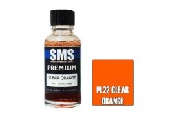 PL22 | Scale Modellers Supply SMS Premium Clear Orange 30ml