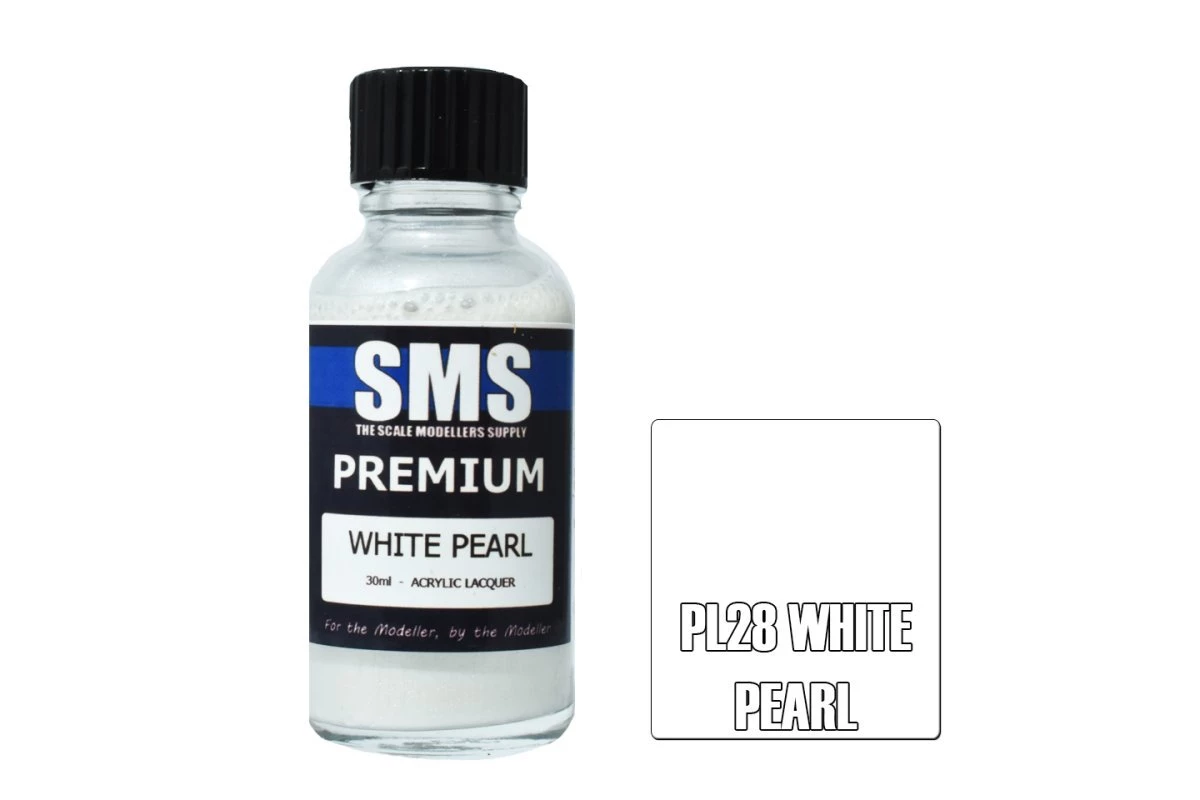 PL28 | Scale Modellers Supply SMS Premium White Pearl 30ml