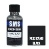 PL33 | Scale Modellers Supply SMS Premium Camo Black 30ml