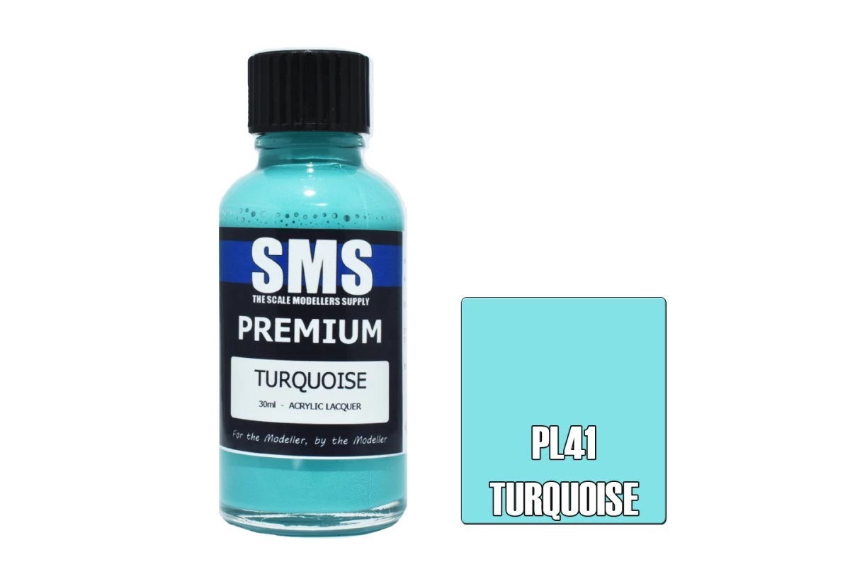 PL41 | Scale Modellers Supply SMS Premium Turquoise 30ml
