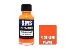 PL46 | Scale Modellers Supply SMS Premium Fluro Orange 30ml