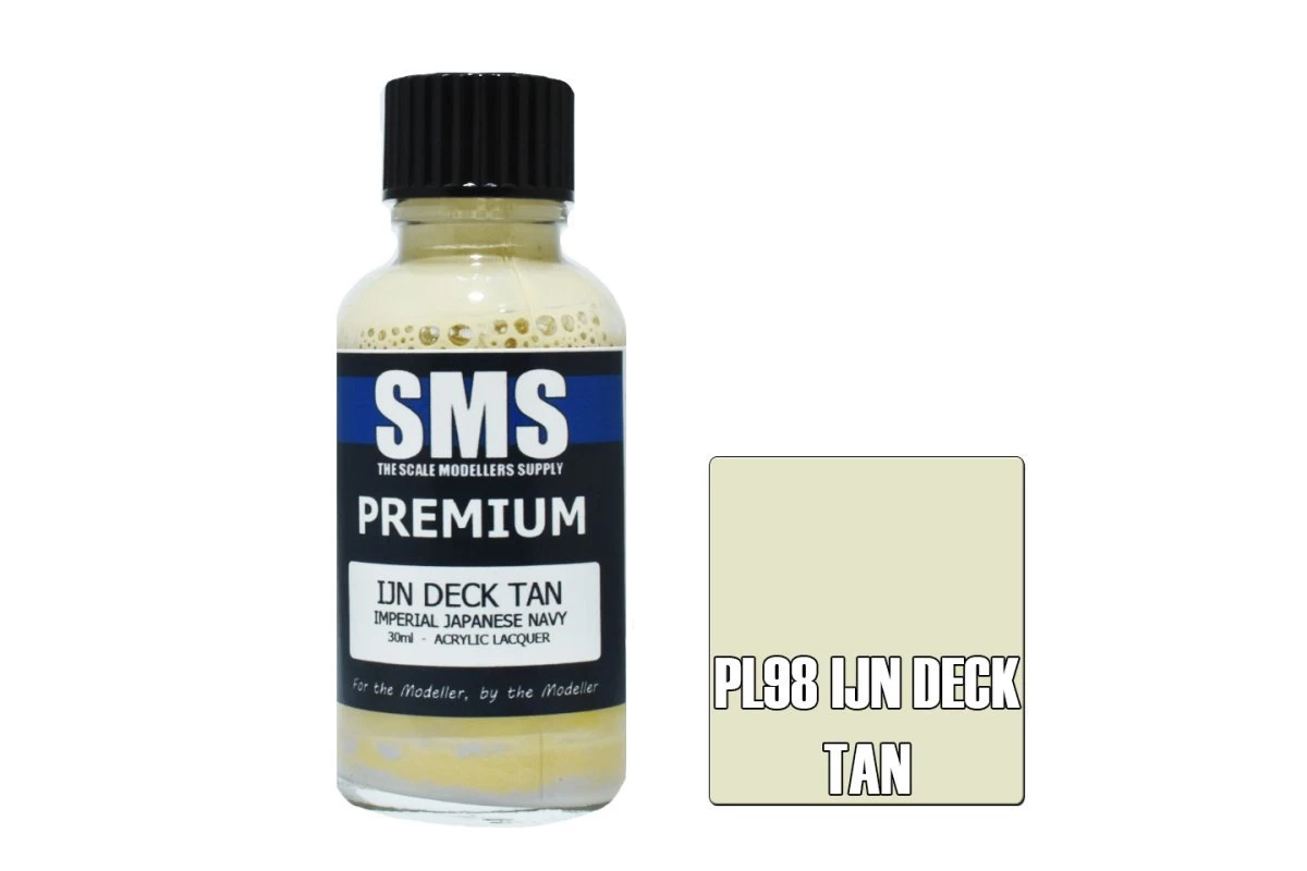 PL98 | Scale Modellers Supply SMS Premium Ijn Deck Tan 30ml