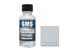 PMT01 | Scale Modellers Supply SMS Metallic Silver 30ml