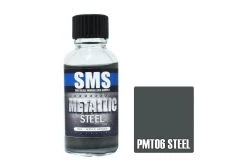 PMT06 | Scale Modellers Supply SMS Metallic Steel 30ml