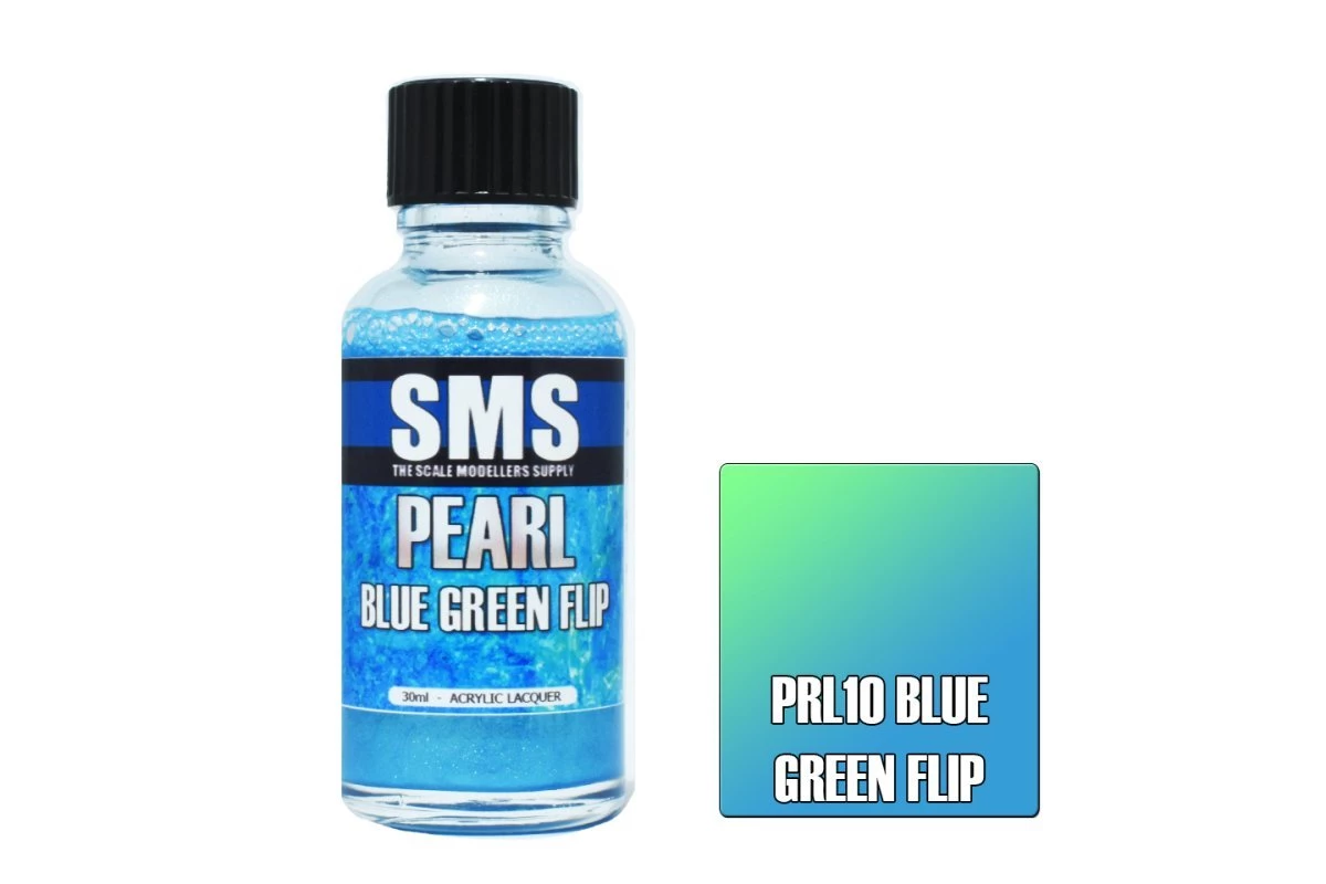 PRL10 | Scale Modellers Supply SMS Pearl Blue Green Flip 30ml