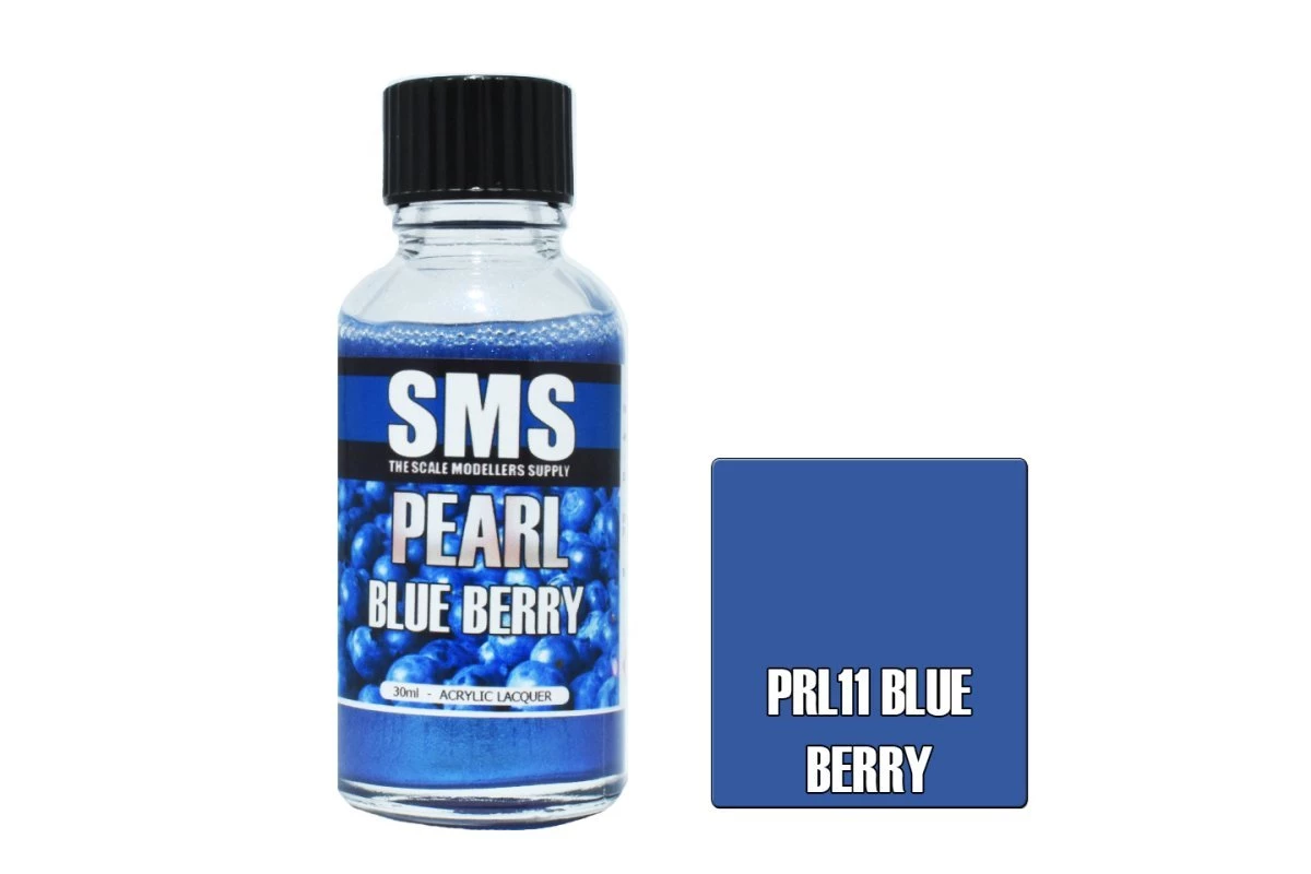PRL11 | Scale Modellers Supply SMS Pearl Blue Berry 30ml